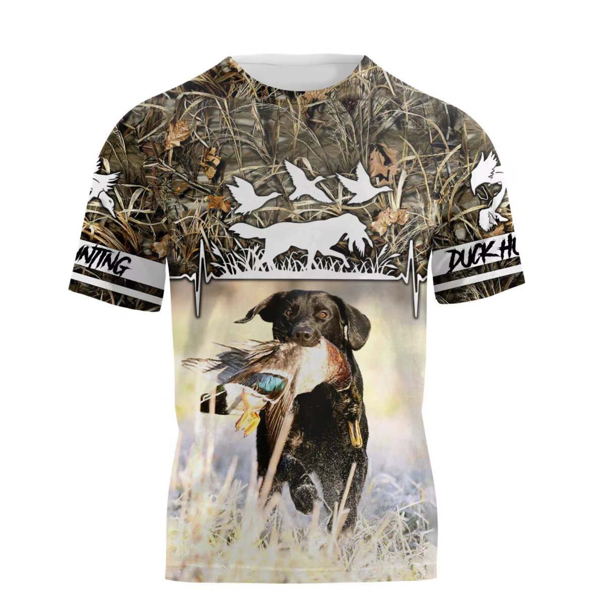 Camiseta Reaper de caza – Estampado de pato para pesca y caza - imagen 3