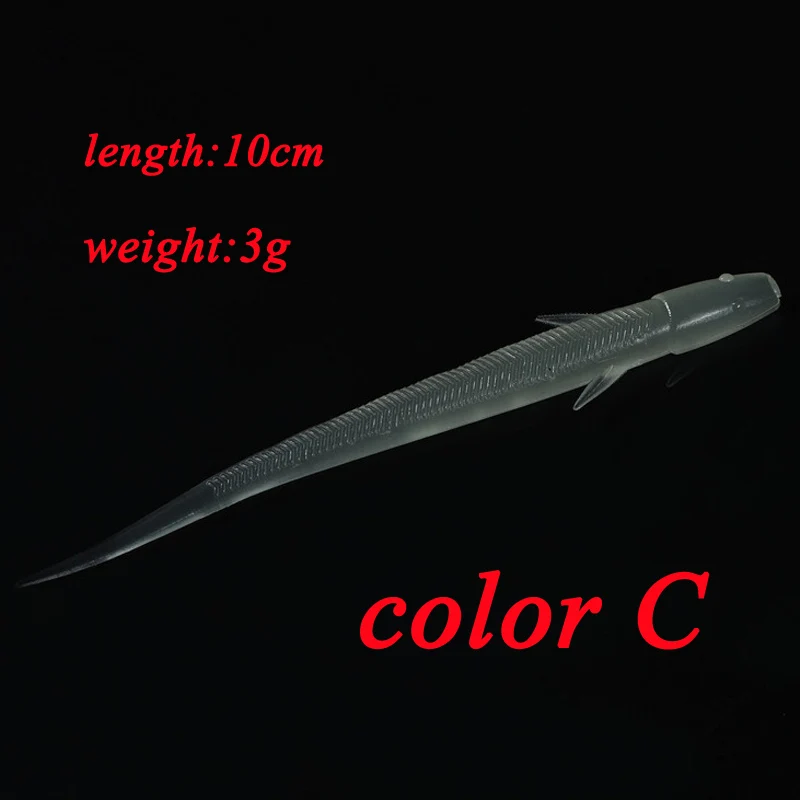 Señuelo blando para carpa Loach Jighead Swimbait - imagen 2