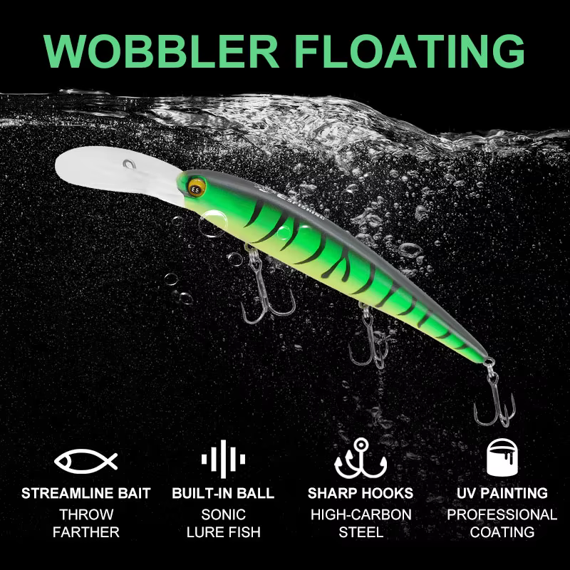 KESFISHING Bandit Walleye Jerkbait – 120mm 19g 8,1m - imagen 3