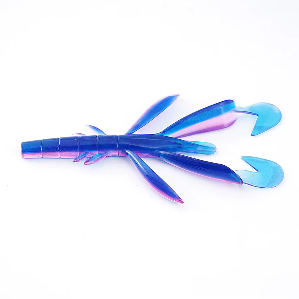 SUNMILE Slub Shrimp Cebo Vinilo para Lubina