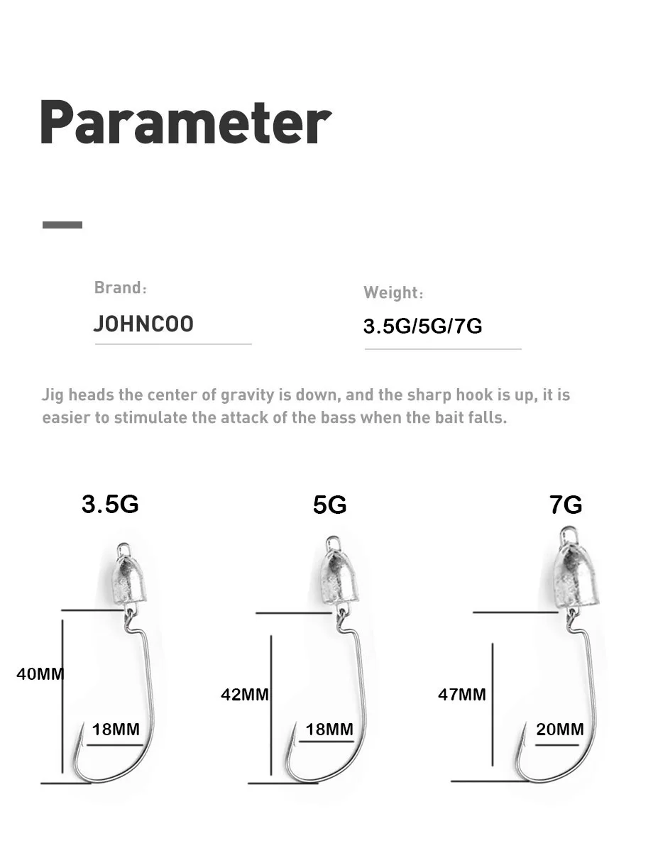 Anzuelo en acción en mar