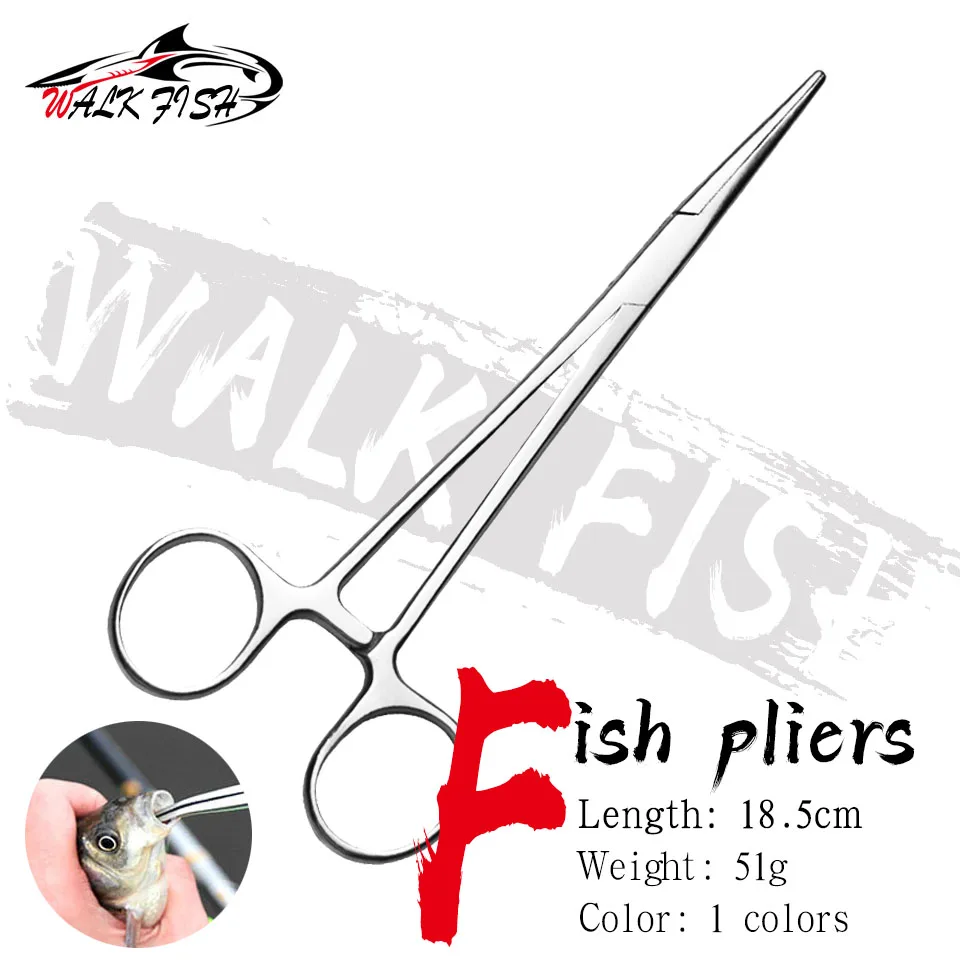 Walk Fish Alicates:Extractor anzuelos Punta Curvada Cortador - imagen 4