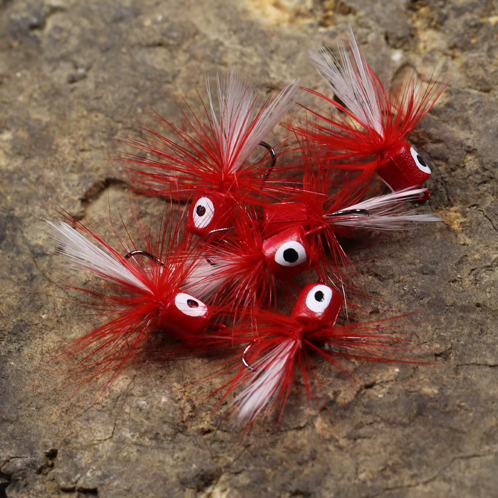 Bimoo Mosca de espuma flotante con jig head - Topwater para lubina - imagen 5