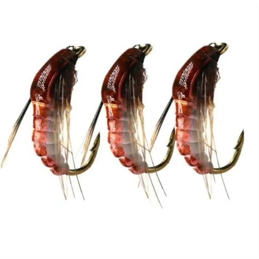 Moscas artificiales realistas Scud para trucha – ninfa serpentina - imagen 2