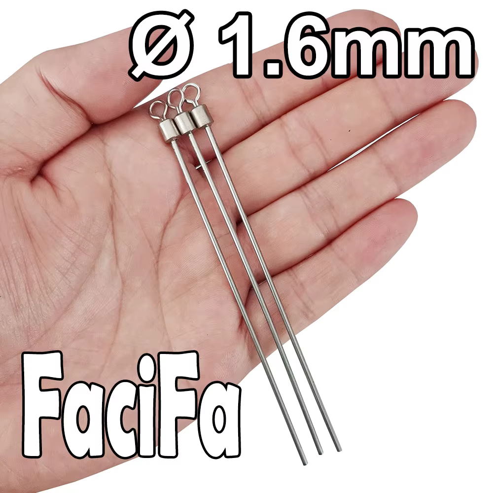 Eslabón giratorio acero inoxidable con conector barril para aparejos - imagen 4