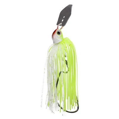 Cebo Buzz Chatter Spinner Fineness con plantilla de goma - imagen 2