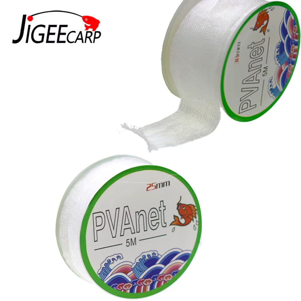 JIGEECARP bolsa PVA para pesca de carpa con cebo disoluble