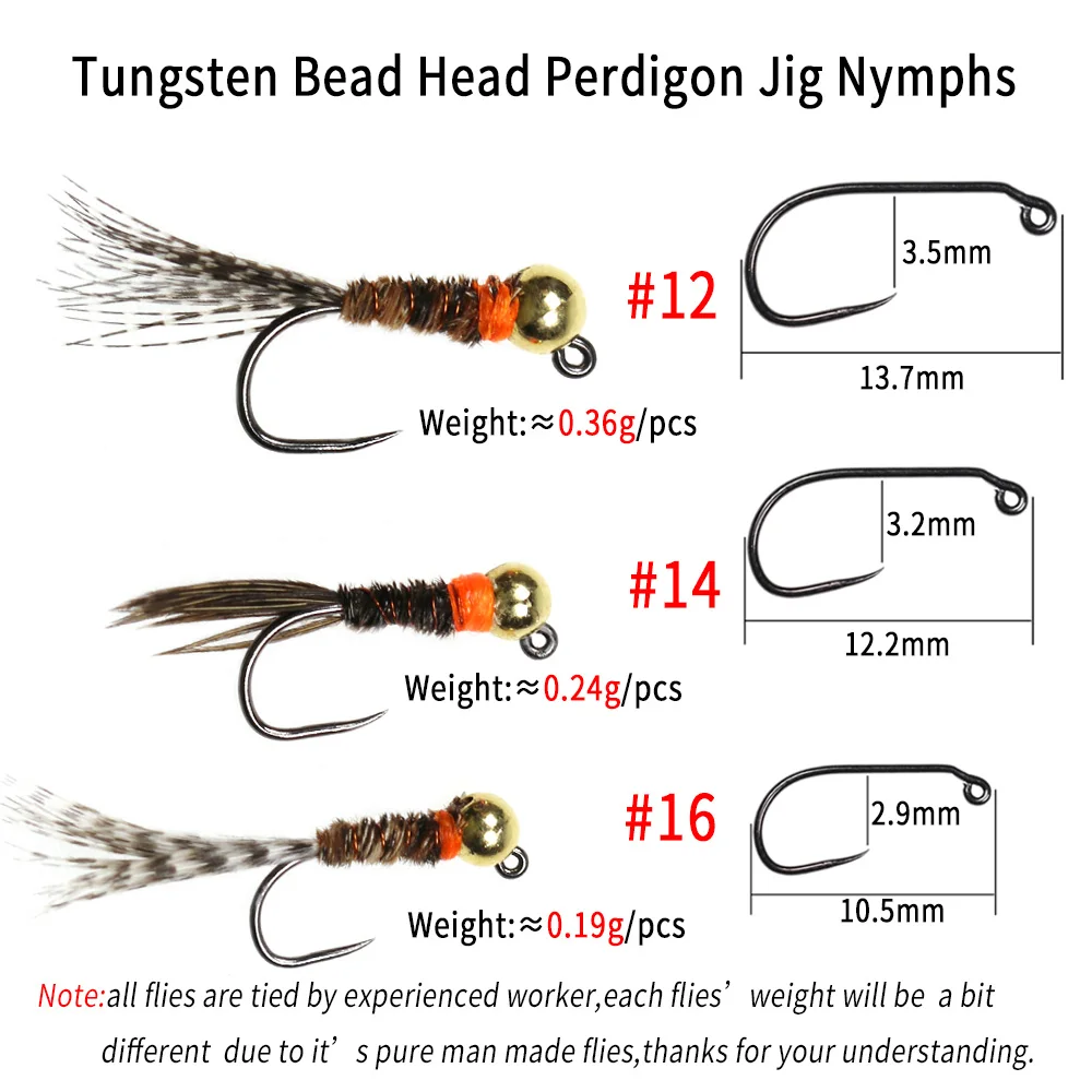 ICERIO Perdigon Jig – Cabeza de cuentas sin púas para ninfa mosca - imagen 2