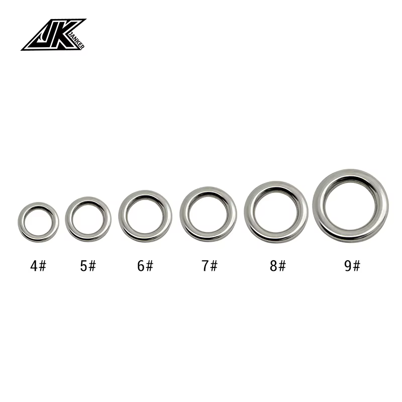 JK Anillos sólidos pesca acero inoxidable 304 – Kit aparejos - imagen 2