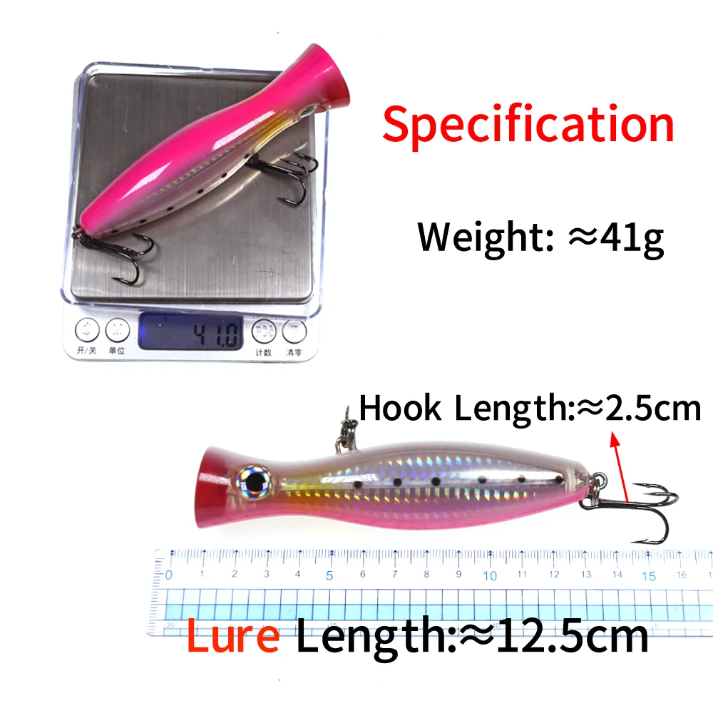 Señuelo flotante lubina 12,5 cm 41g - imagen 2