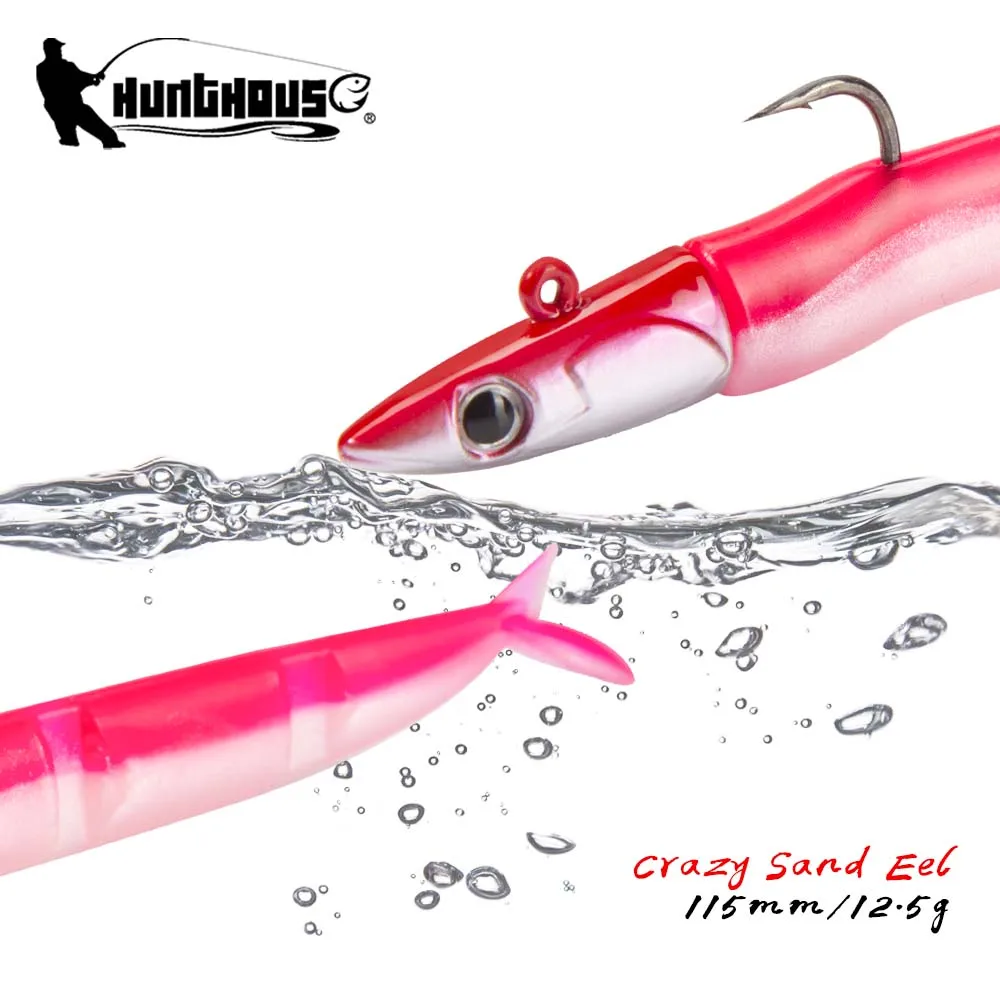 Hunthouse Barre T. Minnow Jig Head para vinilo – señuelo swimbait - imagen 2
