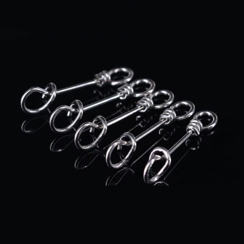 Clips de presión giratorios para aparejos de pesca - imagen 2