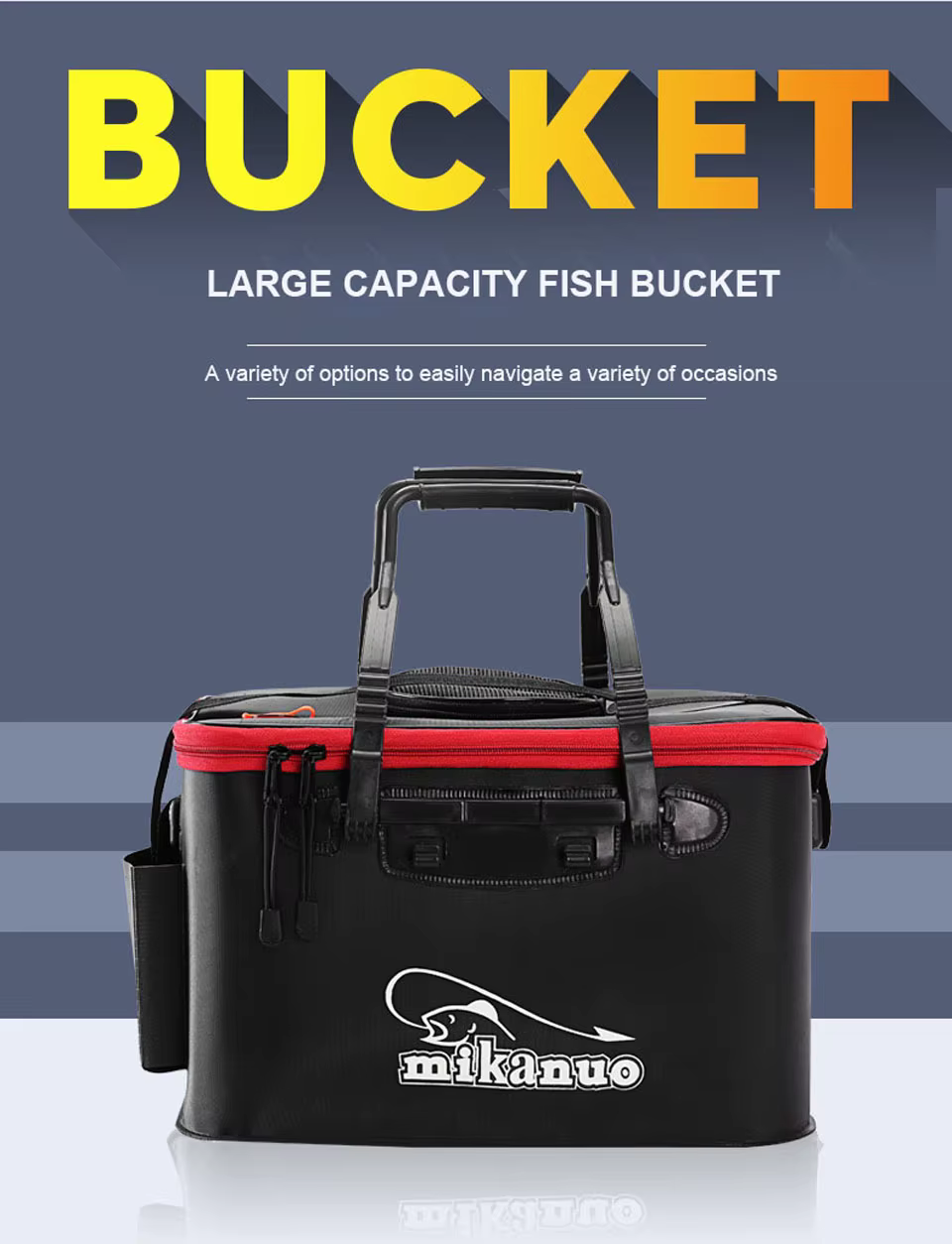 Bolsa con tapa de red abierta