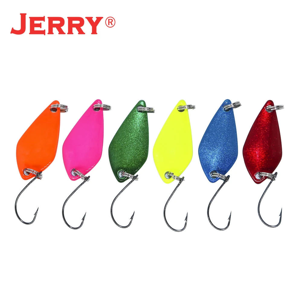 Jerry Cucharas de pesca UV micro para trucha – Señuelos metal - imagen 3