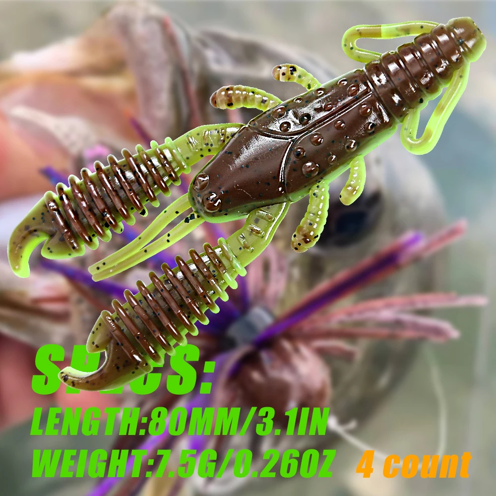 B&U Crankbait 8cm – Señuelo wobbler Camarón para lubina