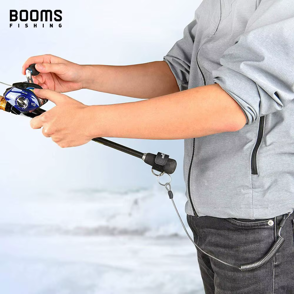 Booms Fishing T01 Cordón porta-cañas 2M con mosquetón - imagen 3