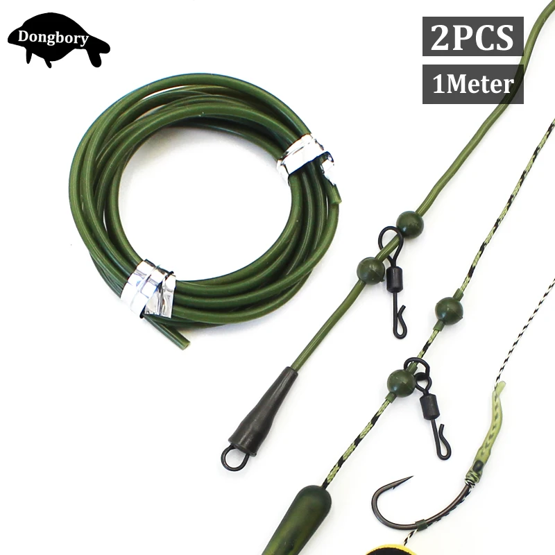 Montaje de heli rig con tubo de silicona