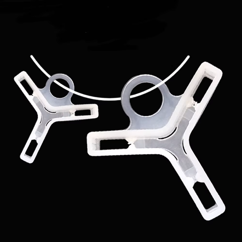 Protectores de anzuelos triples para pesca - Blanco, 5 tallas, 25 uds - imagen 5