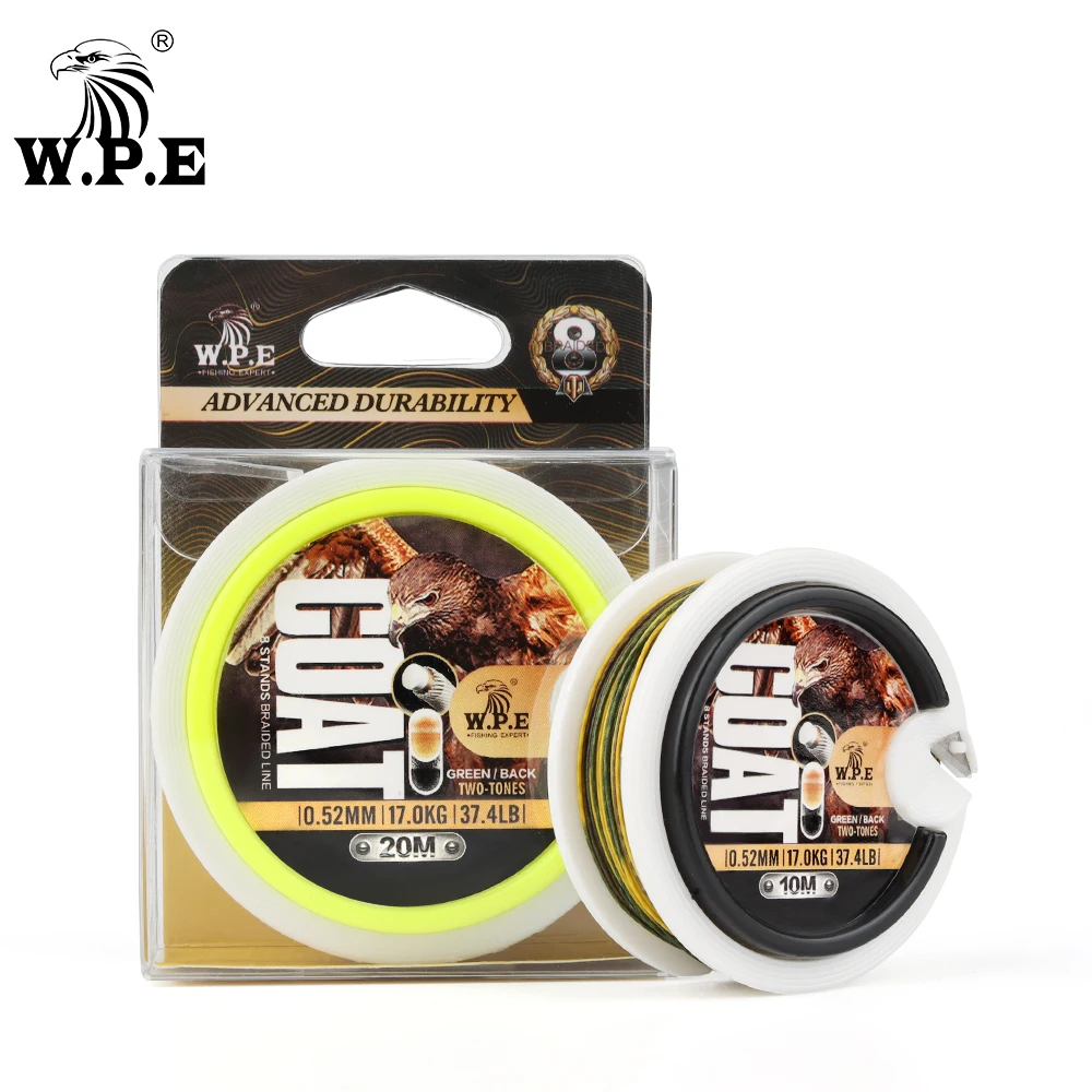 Sedal Trenzado W.P.E 8 hebras 17kg – Máximo rendimiento en agua salada