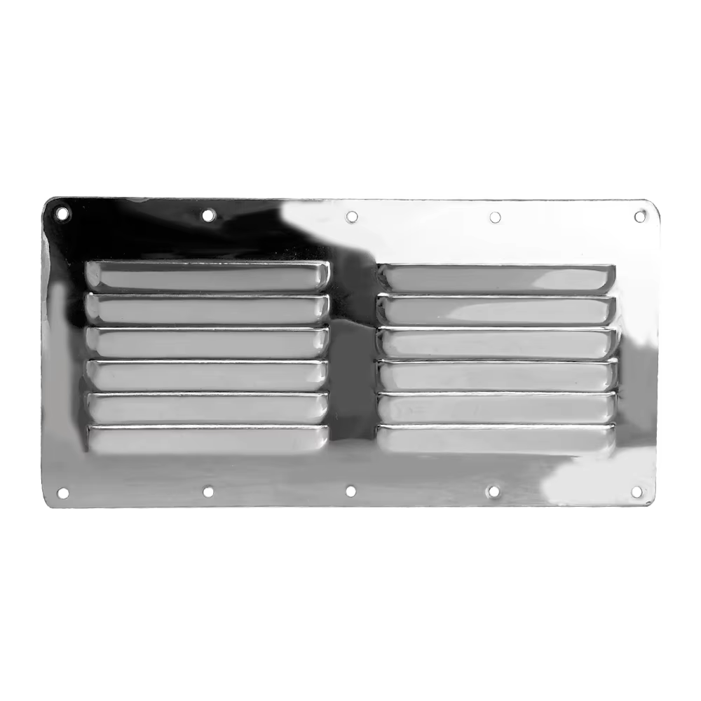 Rejilla de ventilación Louvred cuadrada inoxidable 22,5 x 12,5 cm - imagen 5