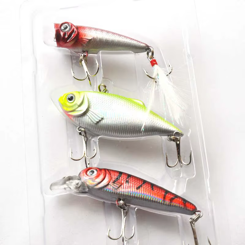 VIB Minnow Popper señuelo de superficie colores mixtos - imagen 4