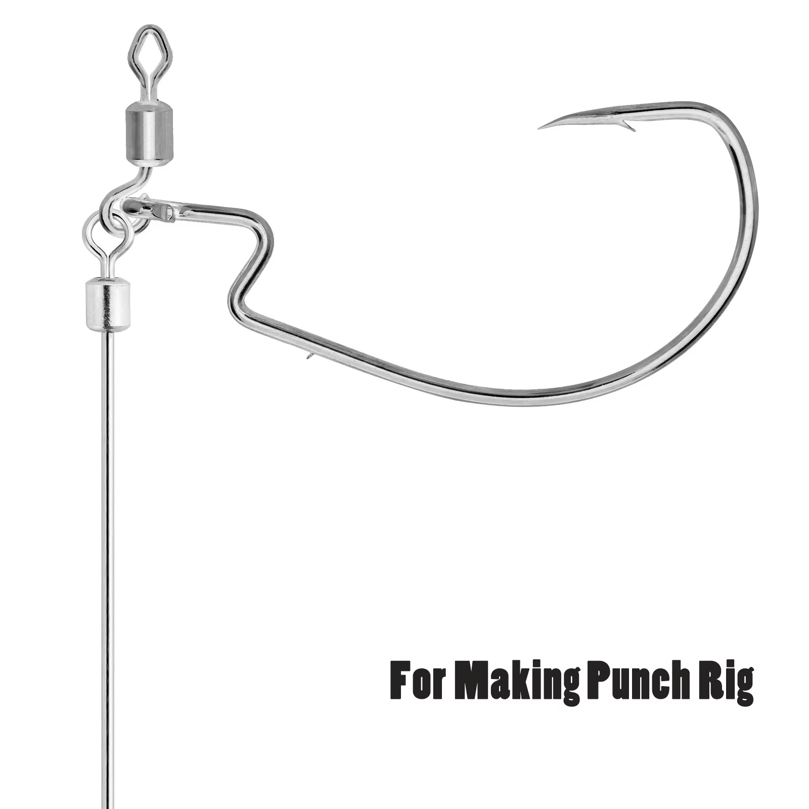 Señuelo Spinnerbait con bucle giratorio para lubina y trucha - imagen 3