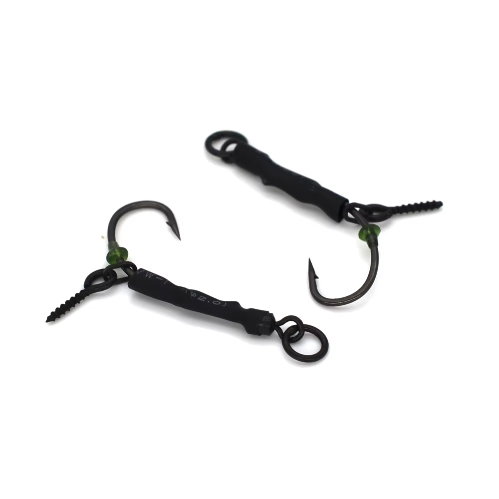 Anzuelos Ronnie Rig con bucle tornillo para carpa