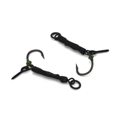 Anzuelos Ronnie Rig con bucle tornillo para carpa