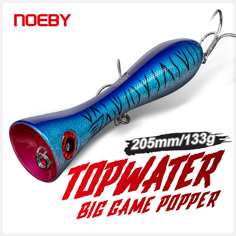 Noeby Popper GT 205mm – Cebo duro para atún - imagen 4