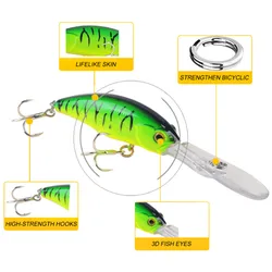 Minnow Wobbler flotante 10cm 7,5g – Curricán para lubina