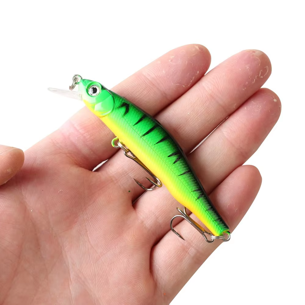 Crankbait pececillo con ojos 3D para lubina y lucio - imagen 4