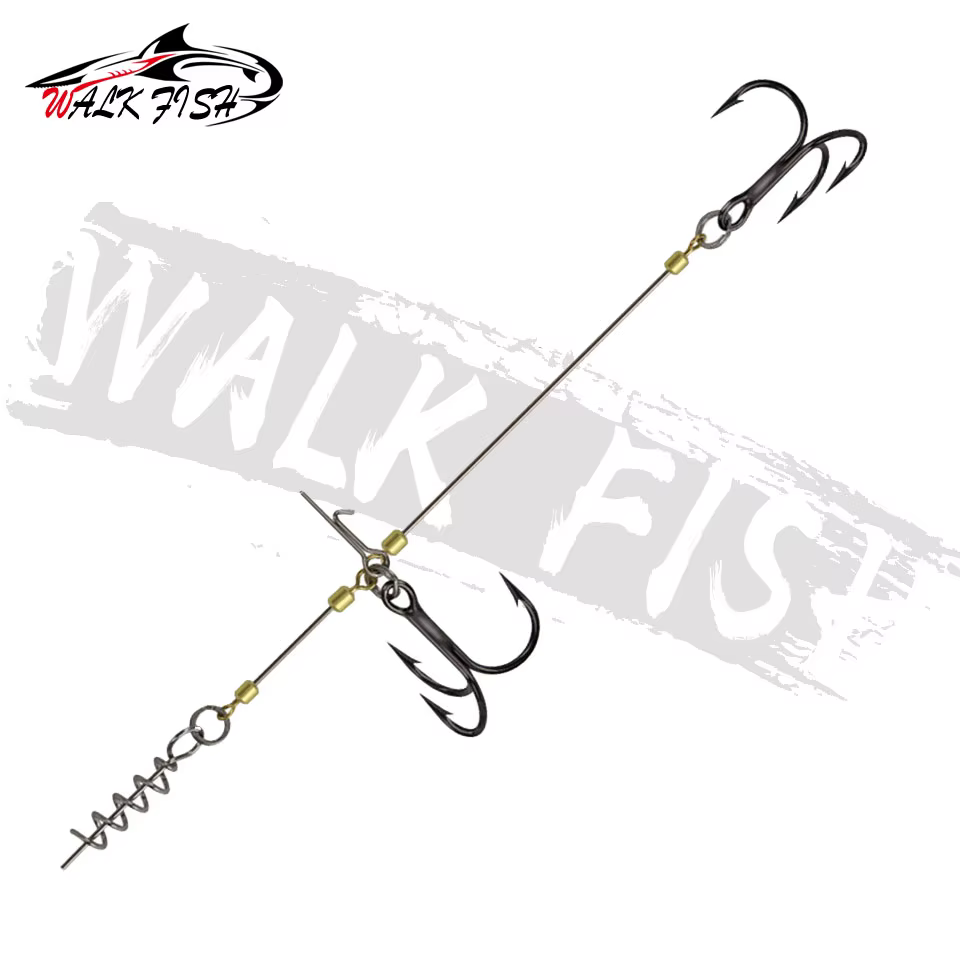 WALK FISH Stinger: anzuelo triple afilado para sábalo y lucio - imagen 3