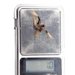 Bimoo Plantilla para Moscas Ninfas – Cabeza de tungsteno y pavo real