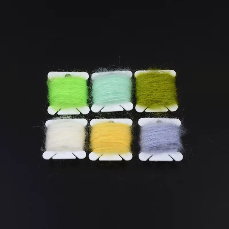 Mohair Angora para atado de moscas – Cuerpos difusos para trucha