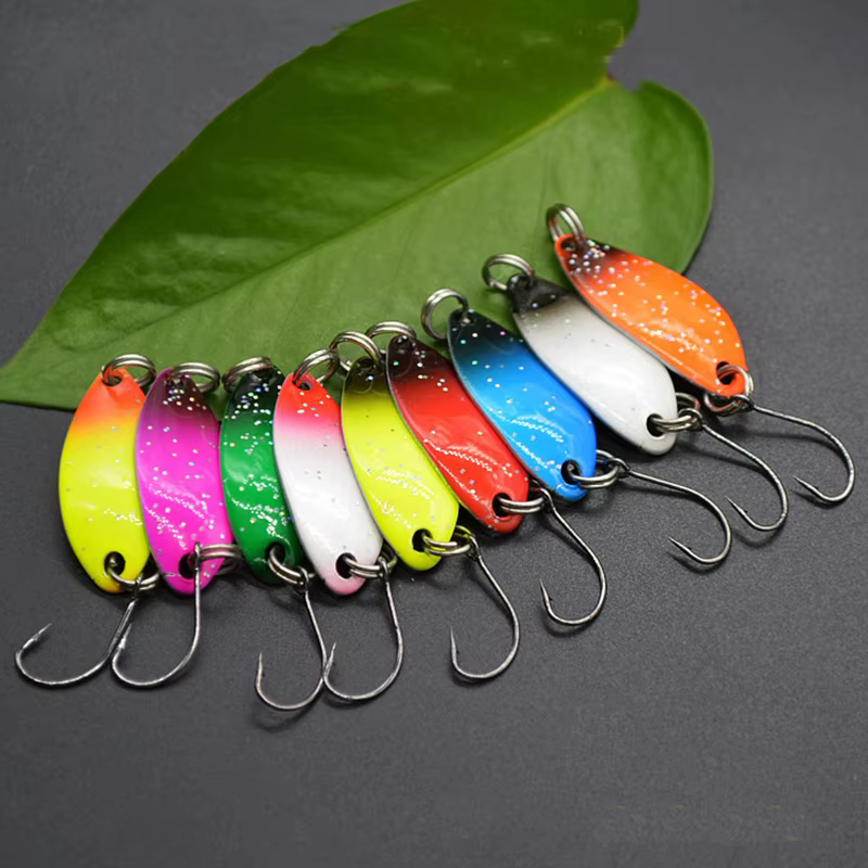 Cuchara Metálica con Lentejuelas 33mm 3G – Agua Dulce - imagen 4