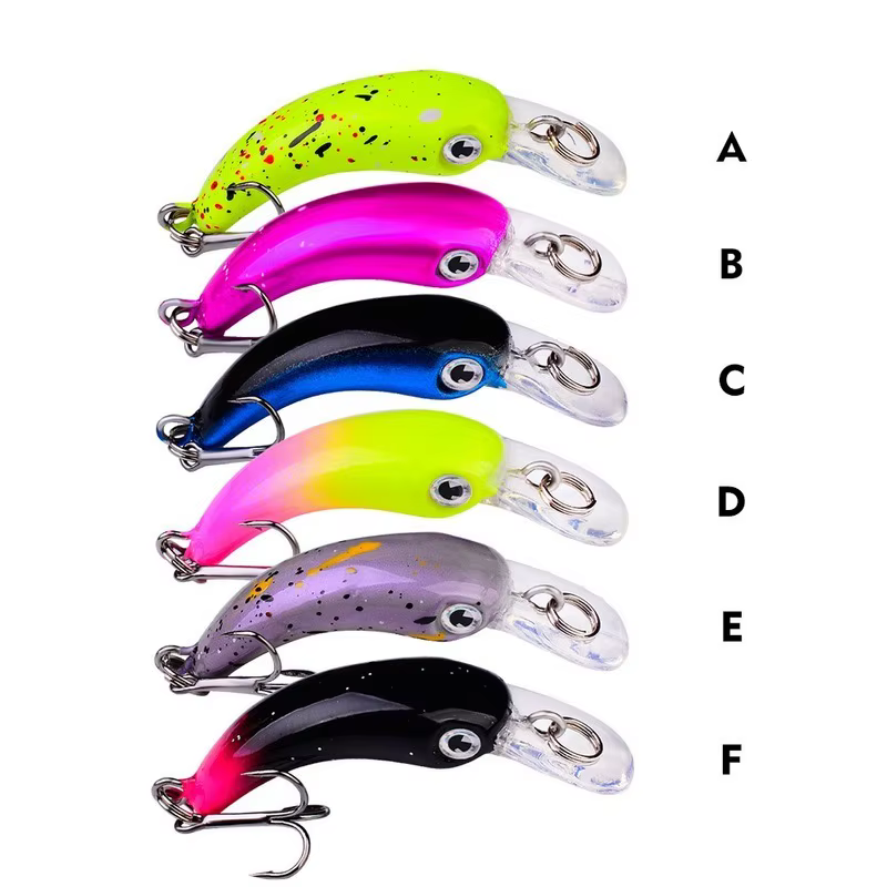 Mini Crankbait Wobbler señuelo para trucha en agua dulce - imagen 5