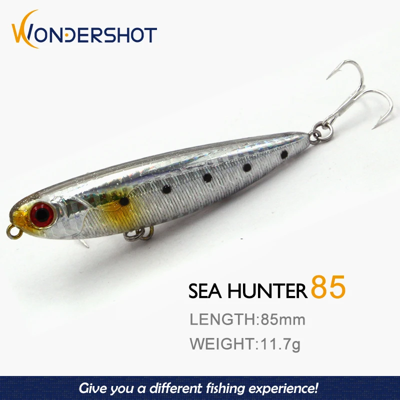 Wondershot D03 – Señuelo lápiz Topwater para pesca en agua salada - imagen 5