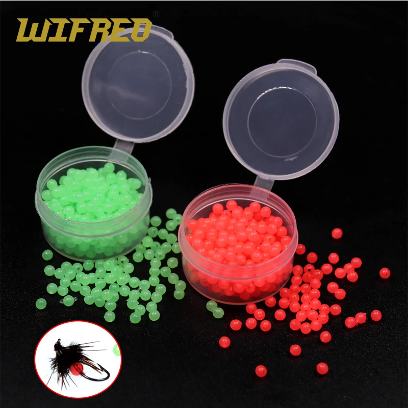 Cuentas de mosca Wifreo brillantes para agua salada