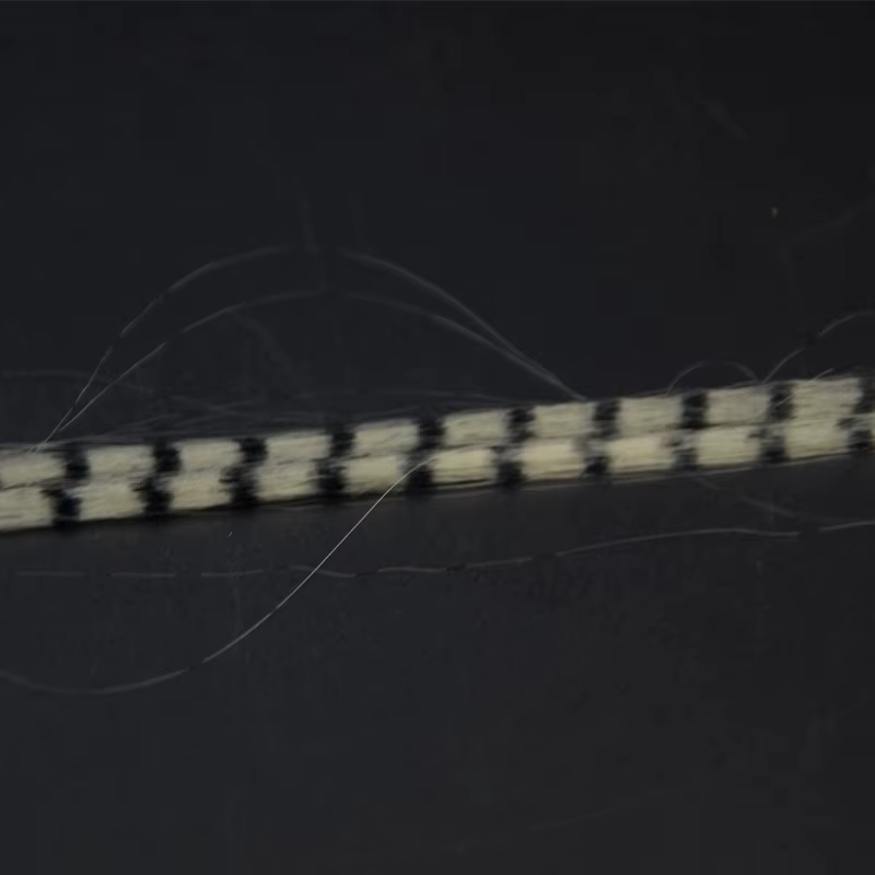 Fibras pelo rayado para atar moscas de trucha - imagen 3