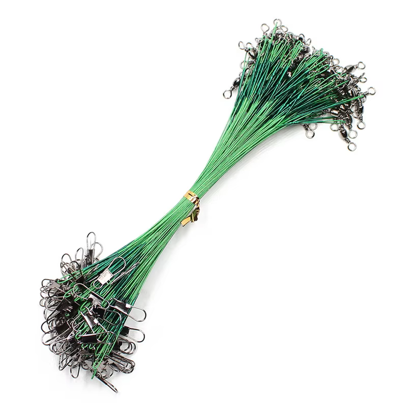 Leader Aorace de acero antimordida con núcleo de plomo y giratorio (15-50cm) - imagen 4