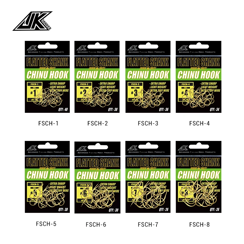 Iseama anzuelos planos dorados extra afilados – Pesca deportiva - imagen 4