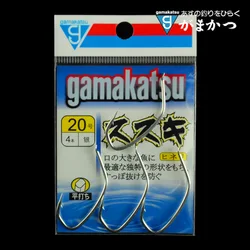 Gamakatsu Perch anzuelo de alta calidad con púas blancas