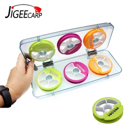 JIGEECARP caja de aparejos para carpa con soportes de sedal