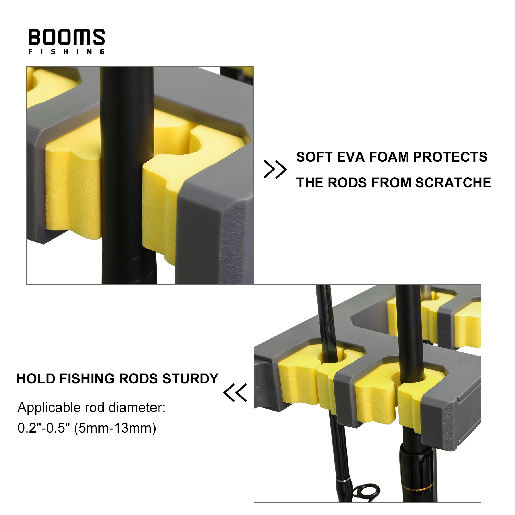 Booms Fishing WV4 Soporte para cañas de pesca resistente ajustable - imagen 2