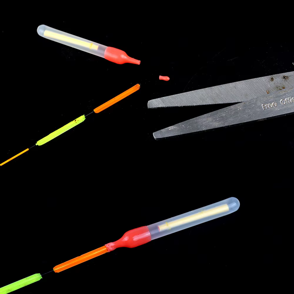 Flotador de pesca luminoso nocturno con varita luminosa química - imagen 3