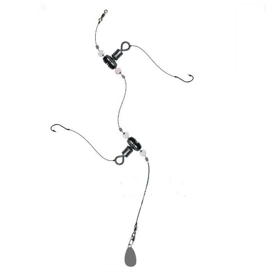 Triple giratorio para pesca de carpa con conector de acero inoxidable - imagen 5
