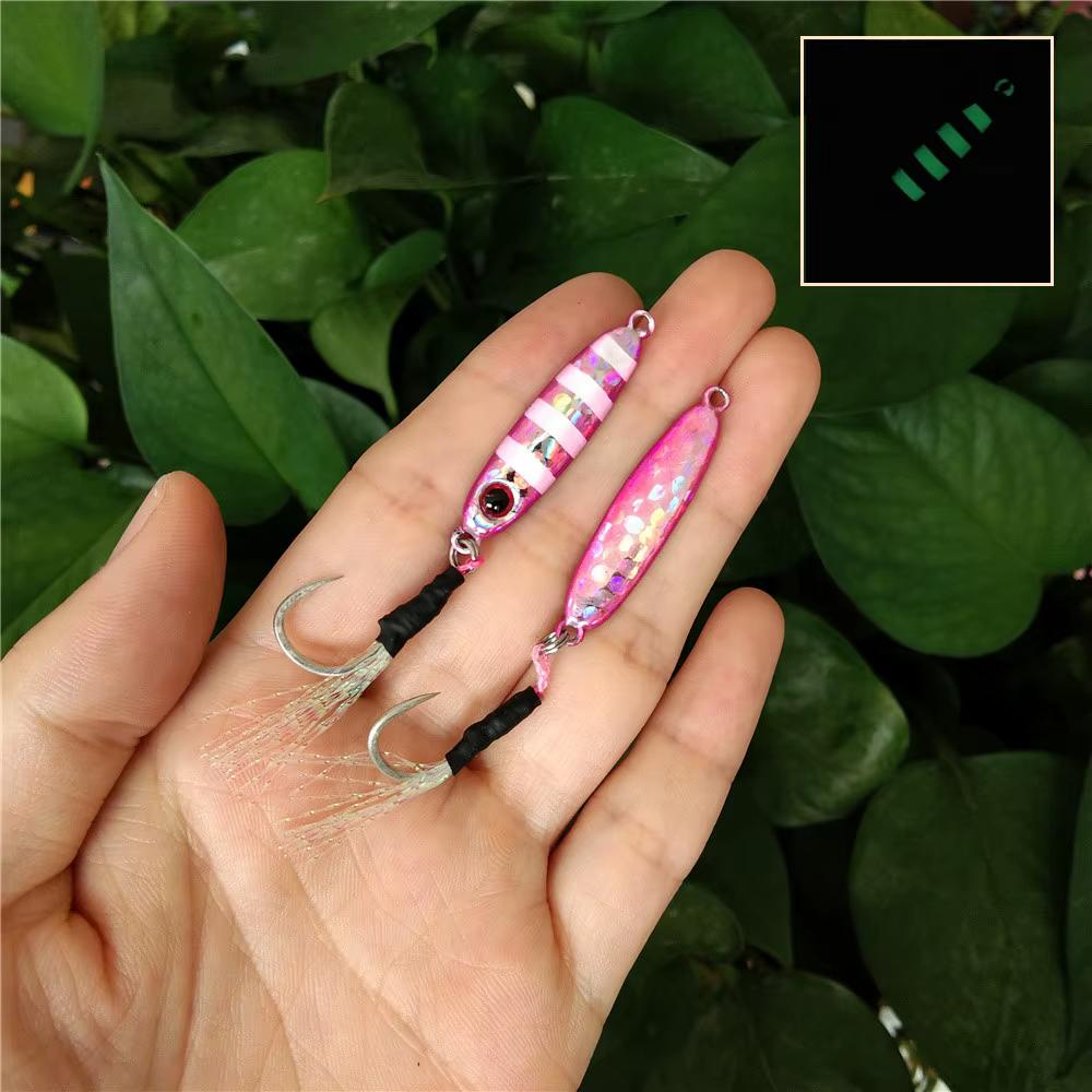 Señuelo jigging metálico mini con un único gancho - imagen 5
