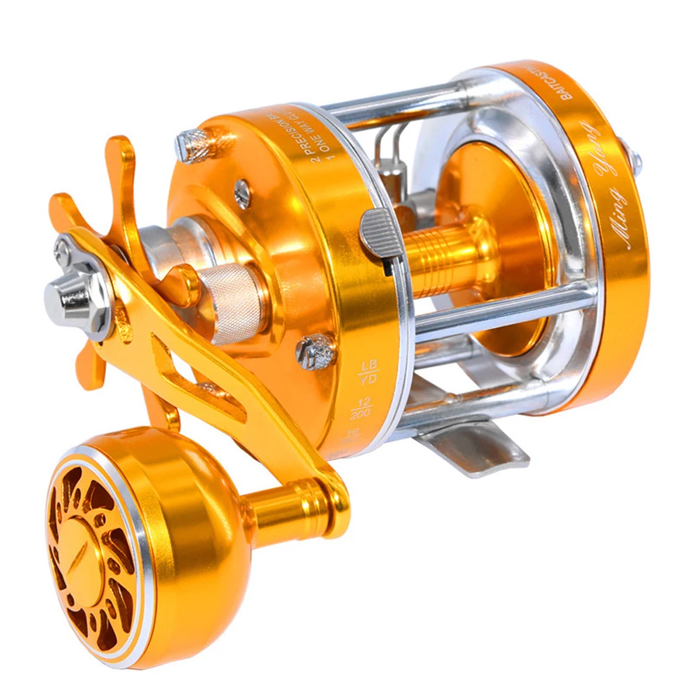 Carrete baitcasting CNC 5,2:1 – Arrastre 15 kg para pesca en mar