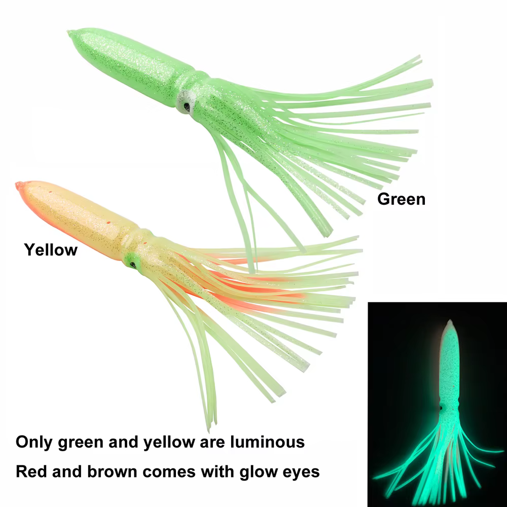 Señuelo Falda de Calamar 30cm 56g – Silicona Trolling Jigging - imagen 4