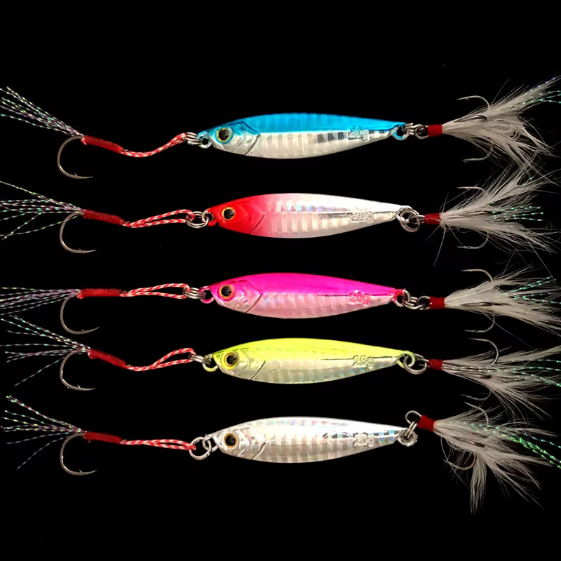 Shore Cast Señuelo Jigbait de vibración lenta – Metal artificial - imagen 4